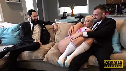 pascalssubsluts - büyük memeli alt Londra nehri 3way hakim