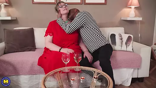 olgun bbw siyah yarrak içinde göt ve amcık