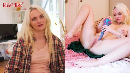 Ersties - Sarışın oyun fantezi kıyafeti dokunaç