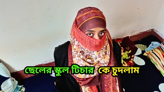 Öğrencimin babasıyla sert bir seks yaptım. Babasının penisi benim sıkı amıma sığmadı.